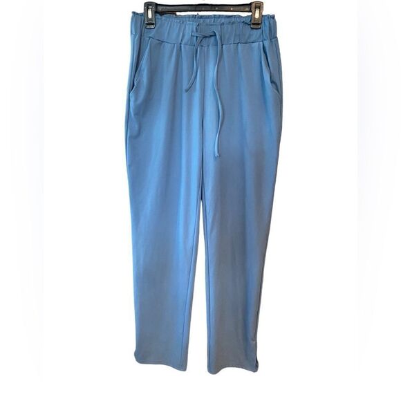 Joie Sz M NWT Blue Paperbag Tie Waist Relaxed Lounge Casual Comfort Jogger Pants - Picture 1 of 5